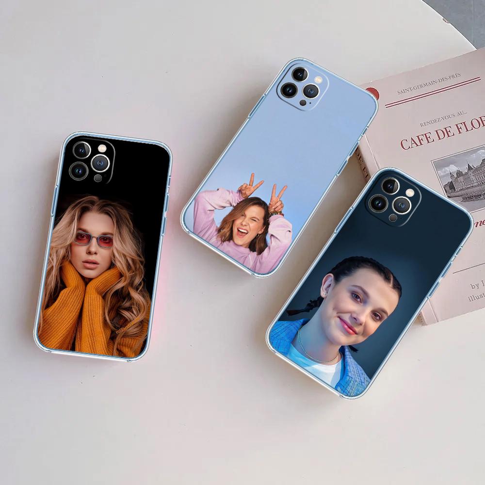 LO63 Чехол с Милли Бобби Браун для Motorola G10 G20 G30 G31 G32 G34 G35 G41 G42 G50 G51 G52 G55 G60 G60S G62 G71 G72 G75
