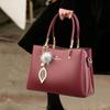 Soft Leather Bag Women'S Fashion Handbag Middle-Aged Mother Messenger Women'S Bag