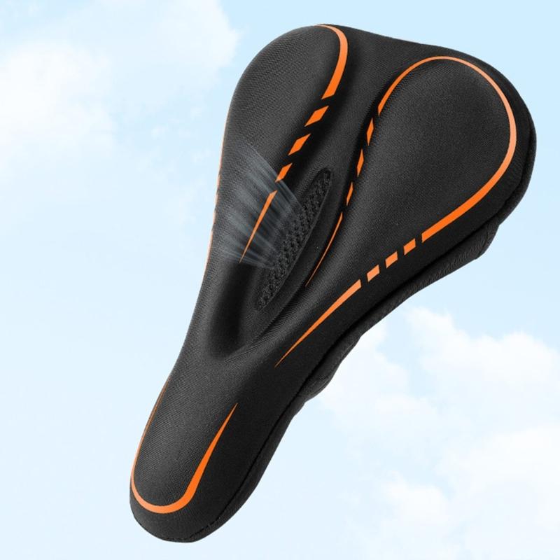 Comfortable Bike Saddle Mountain Bicycles Seat Cycling Silicone Cushion Pad Profession Road Bike Seat with Rain Cover
