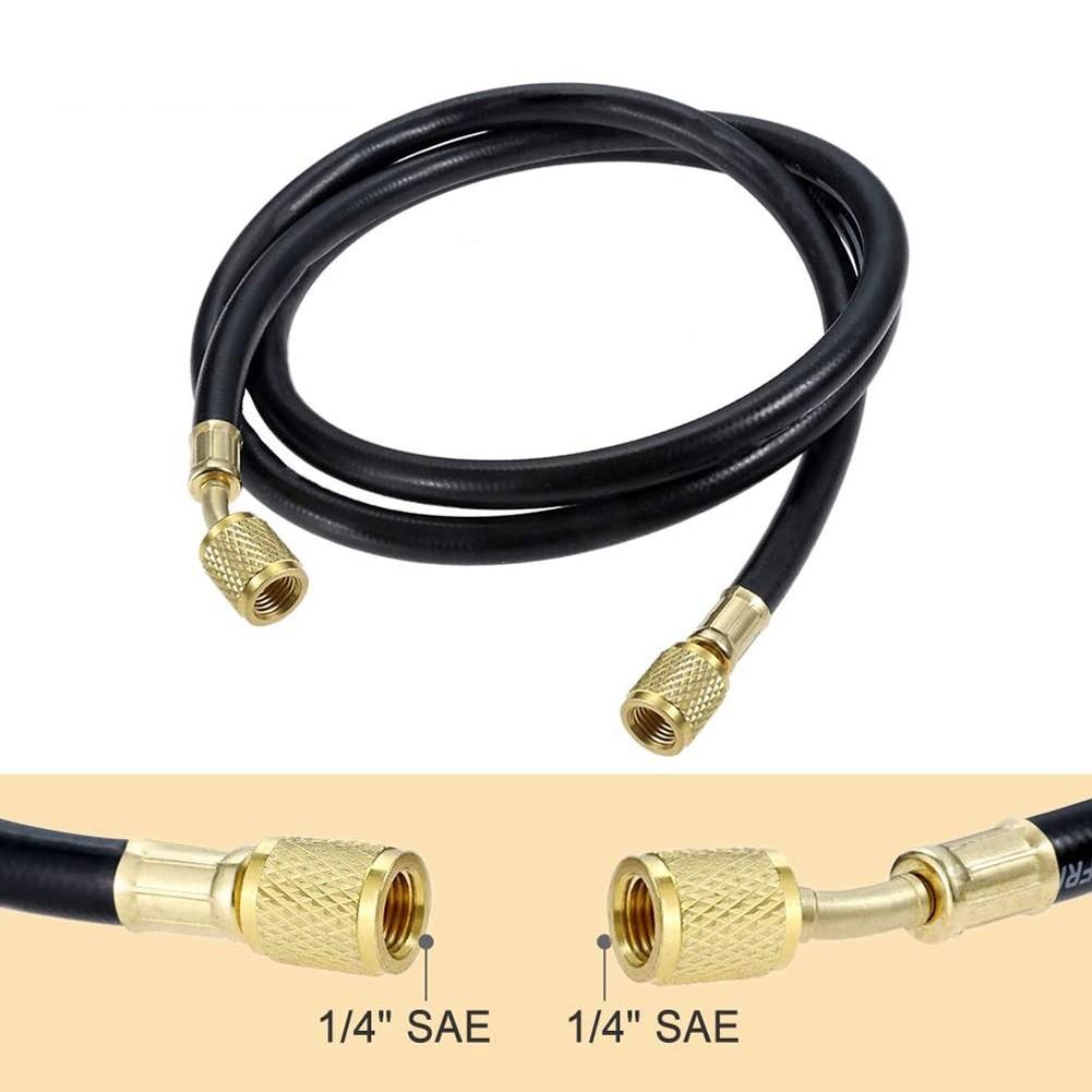 59-дюймовый AC 800PSI шланг для заправки холодильного оборудования манометр HVAC 1/4 SAE R410a R134a