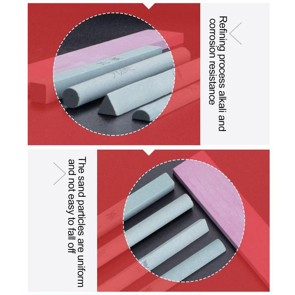 320 Grit Whetstone Triangle Polishing Chamfer Durable Sand Strip  Jade