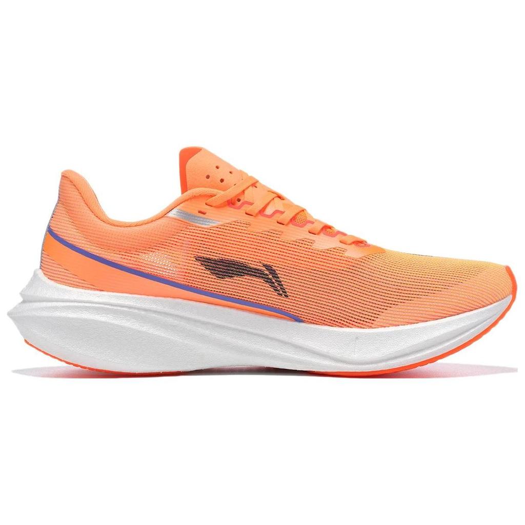 Li Ning Feidian 3 Challenger Амортизирующие Низкие Беговые Кроссовки Мужские Дыня Оранжевый ARMT037-14