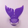 Kids Mermaid Tail Fins Swim Training Flippers One-Piece Whale Fin Children Swimming Practice