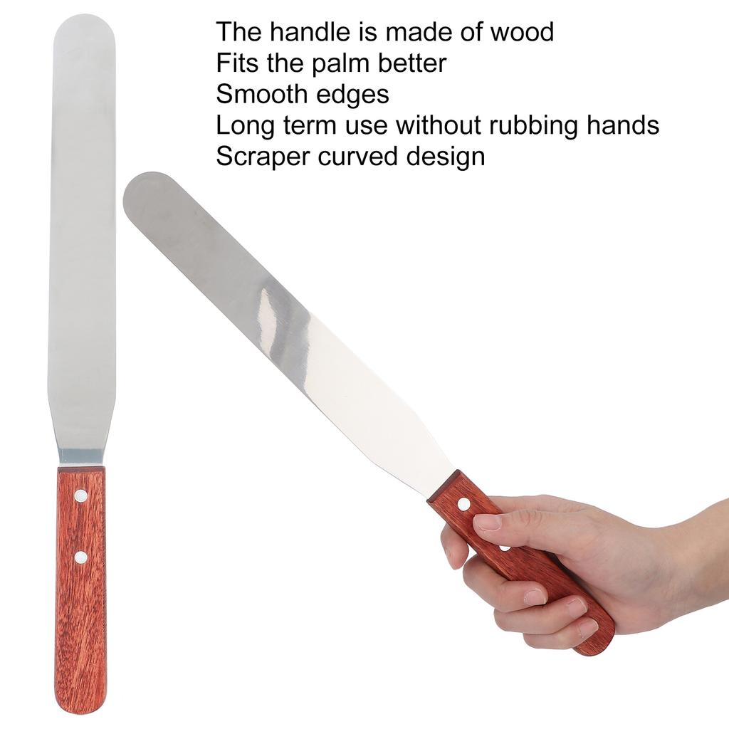 Металлические восковые шпатели, прямые палочки для воска из нержавеющей стали с деревянной ручкой для удаления волос