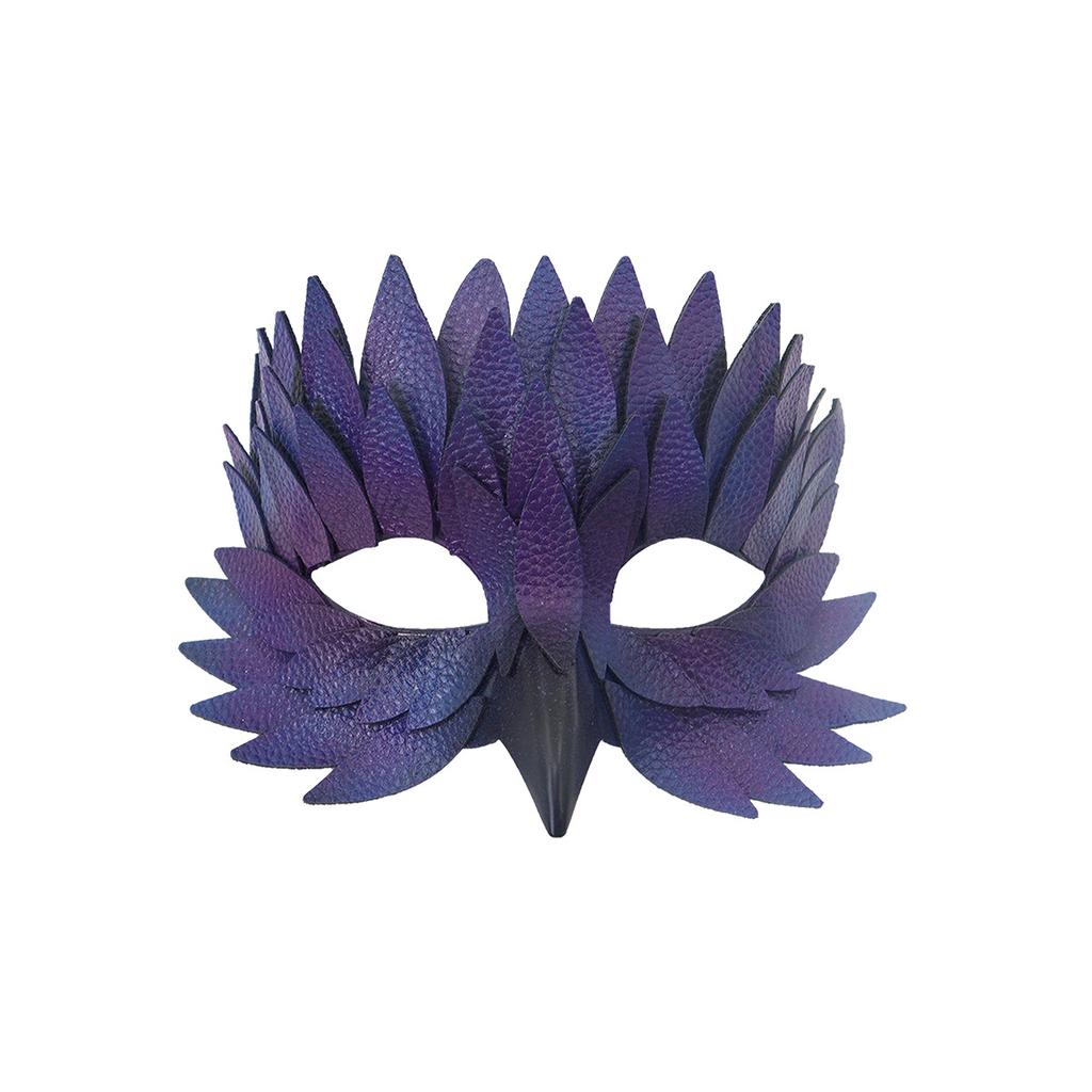 Halloween High End Half Face Leather Feather Beak Mask Party Costume Prop Fun For Bar And Masquerade Events