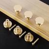 10-Pack Kitchen Drawer Knobs Cabinet Pulls Bright Gold Dresser Furniture Hardware for Cabinet Doors Wardrobe Closets Polished Brass Handles
