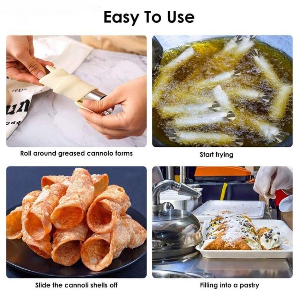 Форма для выпечки рожков из крема своими руками, многоразовая форма для выпечки тортов, модная форма для круассанов