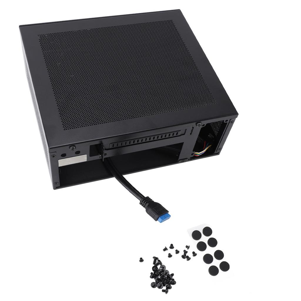 Корпус ПК Порты USB3.0 для материнской платы ITX Сетчатая перфорация Слоты PCI Башня для отвода тепла Игровой компьютерный корпус