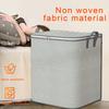 Wardrobe Storage Bag Zipper Closure with Handle Clothes Storage Basket Closet Organizer Housemoving Package Duvet Cover Bed Sheets Storage Case