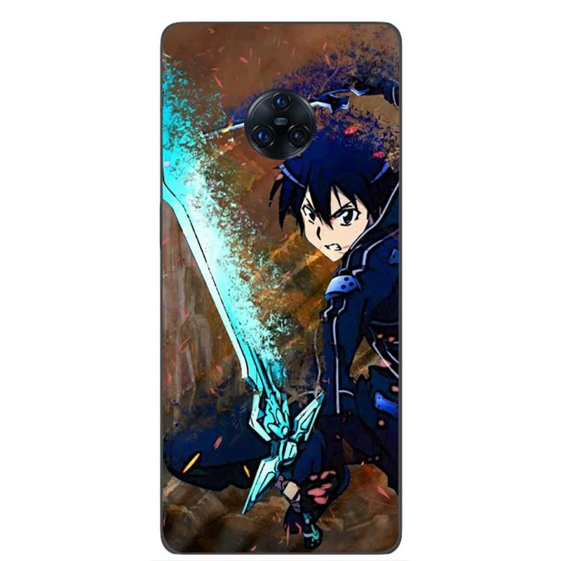 Чехол для телефона Sword Art Online Kirito для VIVO Y95 Y93 Y31 Y20 V19 V17 V15 Pro X60 NEX, мягкий черный чехол для телефона