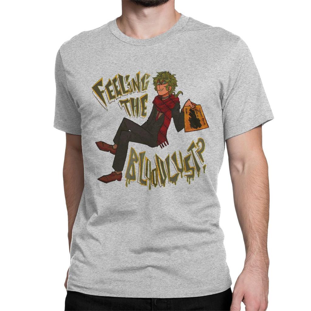 Футболка Midori Feeling The Bloodlust YTTD Футболки из чистого хлопка с коротким рукавом Your Turn To Die Аниме Игра Футболка Одежда с принтом