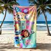 Cartoon Cute Gabbys3 Beach Towel Soft Durable Quick-Dry Comfortable Lightweight Suitable for Swimming, Gym, Camping, Yoga Vacation