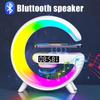 3-In-1 Bluetooth Speaker Alarm Clock Wireless Charger Led Moon Lamp Music Home Decor Night Table Smart Light Gifts For Girl