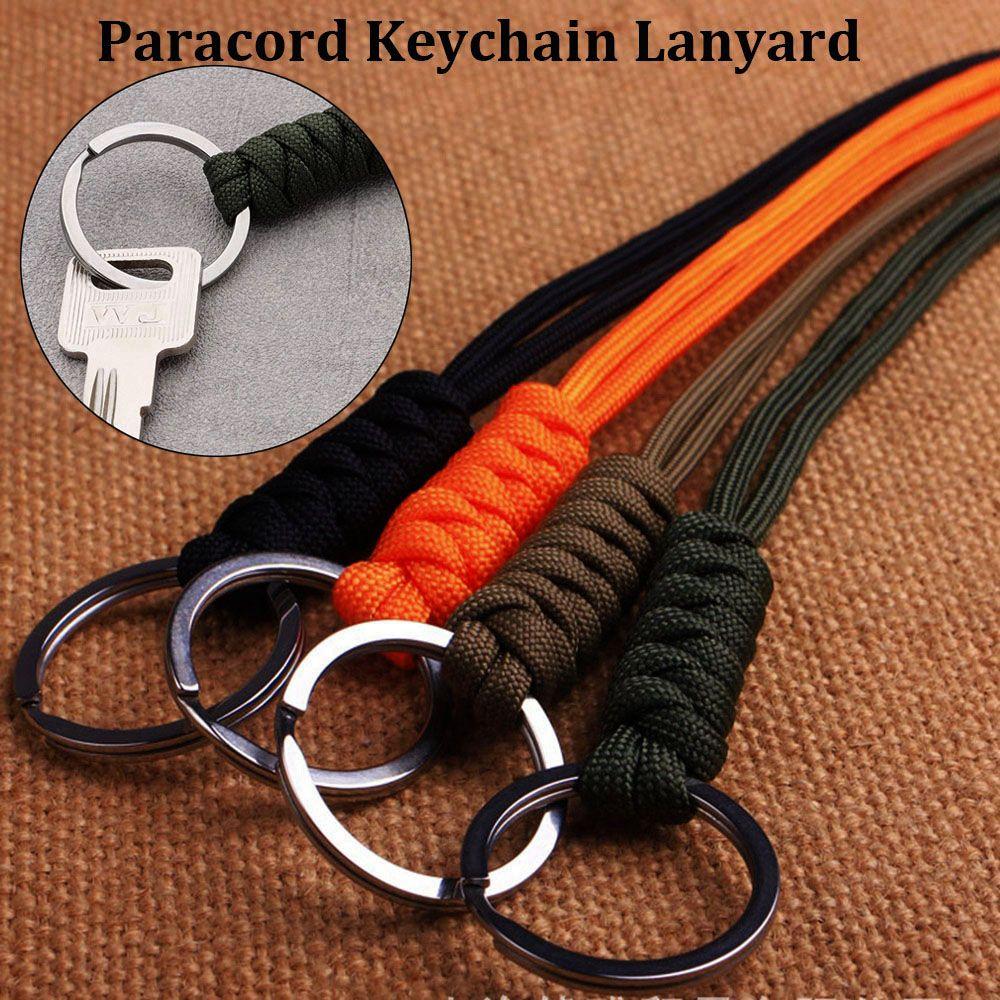 45cm/14cm Round Buckle 20 Styles High Strength Lanyard New Parachute Cord Outdoor Tool