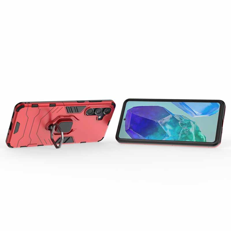 Для Coque Samsung A15 A25 A35 A55 чехол Armor Holder задняя крышка для Galaxy A14 A24 A34 A54 A04 A04S A05 A05S M14 M34 M54 M15 M55