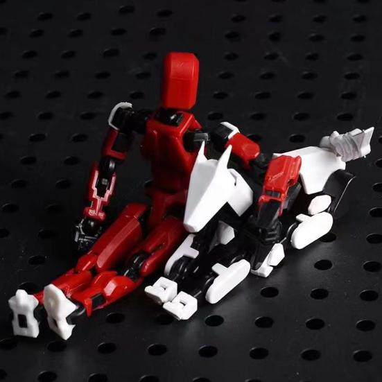 Фигурка с аксессуарами, многосочлененная подвижная 3D-печатная модель робота-собаки, шарнирный манекен