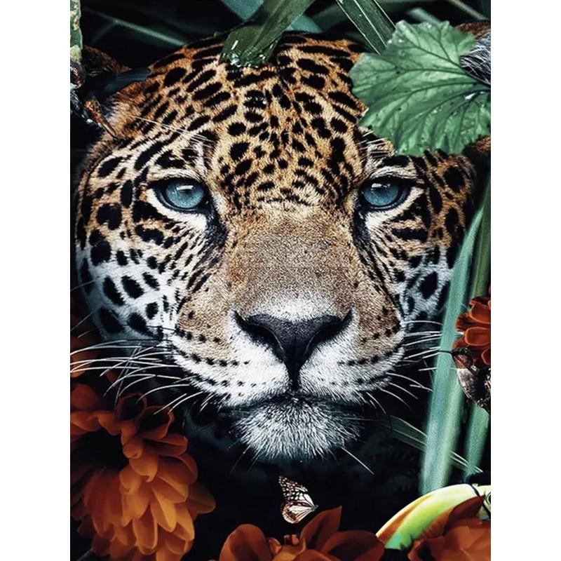 5D DIY комплект алмазной живописи краска цветок животное лиса волк кошка тигр полная круглая вышивка мозаика вышивка крестиком домашний декор