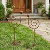 Rustproof Snail Shape Yard Art Weather Resistant Plant Snail Stake  Patio Porch