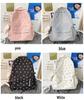 Floral Soft Girl Backpack for Students: Fresh, Schoolbag for Junior, High School, College, and Forest-Style Elementary Students