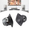 1Pair 3inch Music Full Ranges 4Ohm 25W Midranges Magnetic Portable