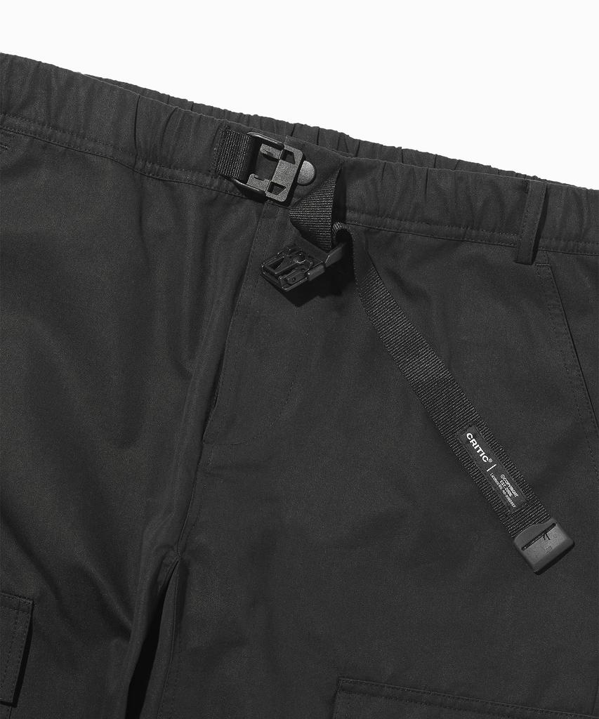 CRITIC Front Cargo Pocket Pants Black