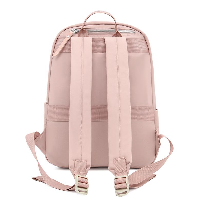 Women's Backpack Solid Color Student Schoolbag Travel Bag Commuter Large Capacity Backpack