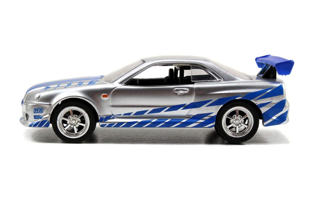 Jada Toys Форсаж Литой автомобиль Nissan Skyline R34 СБОРКА СОБИРАЙ 155 Brian's GT-R N'