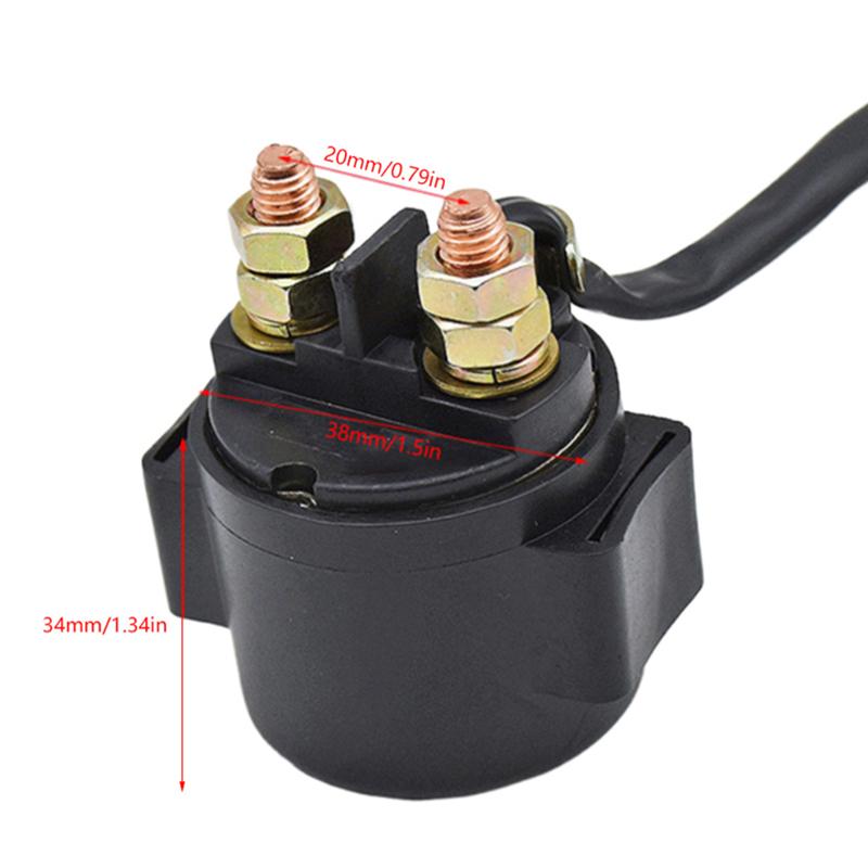12 В реле стартера соленоида мотоцикла для Gy6 50Cc 70Cc 90Cc 110Cc 125Cc 150Cc 200Cc 250Cc квадроцикл картинг скутер мопед