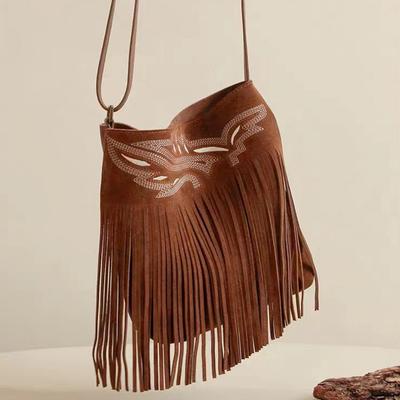 Сумка-мессенджер Bohemian Tassel Bag Western Denim Xinjiang Travel Bag Cool Tassel Bag