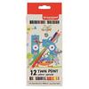 Bruynzeel Kids 12 Coloured Pencils - Double Point