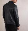 Black Designer Jacket Handmade Leather Motorcycle Genuine Lambskin Biker Men's Stylish