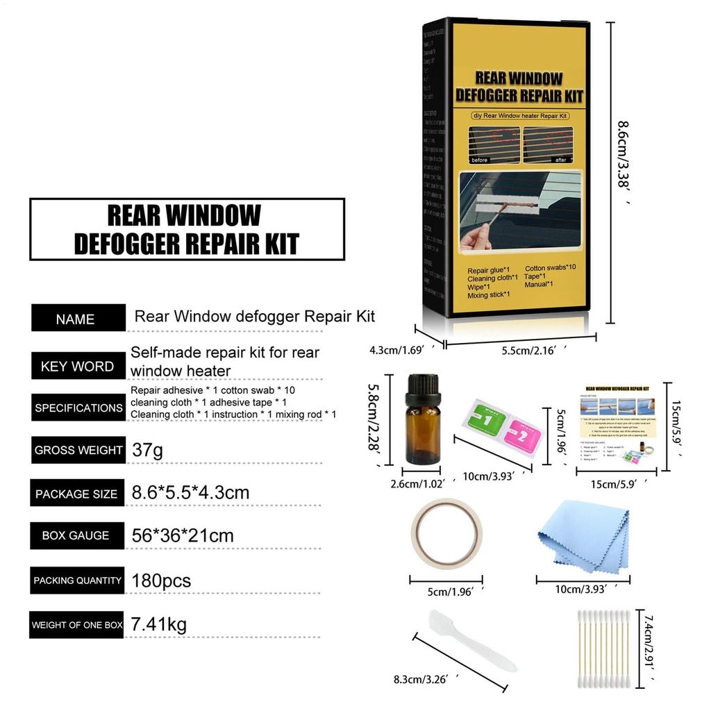 Комплект для ремонта обогреваемого заднего стекла | Комплект для ремонта обогревателя заднего стекла — Car Defroster Repair Grid Line | Комплект для ремонта заднего ветрового стекла | Grid Re