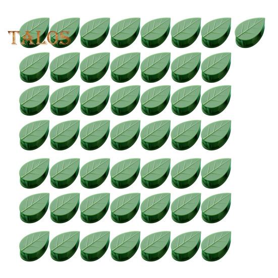 10/30/50/100 шт. держатель для растений, зажимы для крепления на стену для скалолазания с прозрачными наклейками, зажимы для фиксации растений в форме листа для внутренней и наружной стены