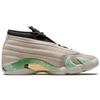 Aleali May X  Air Jordan 14 Retro Low SP Fortune Women Sneakers Tan Light-Sand White DJ1034-200