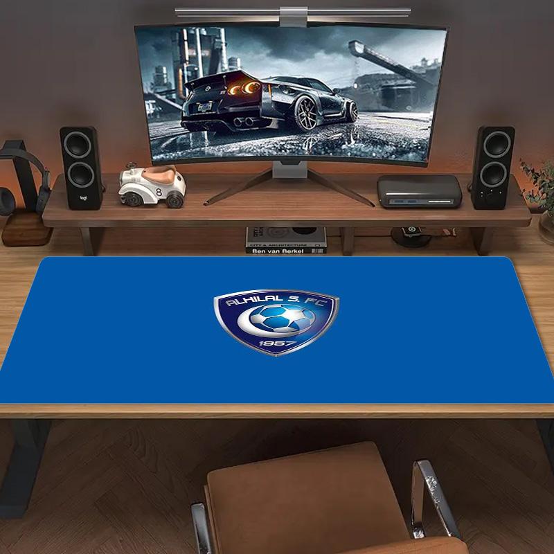 Al-Hilal Color Mouse Pad Large Gaming Table Cushion Non-slip Laptop Tablet Big Mousepad XXL Mat Mini PC Playmat With Lock edge