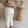 Girls' Fashionable High-Stretch Fleece-Lined Tights Winter Children's Versatile Thickened Thermal Leggings Baby Stylish Casual Trousers