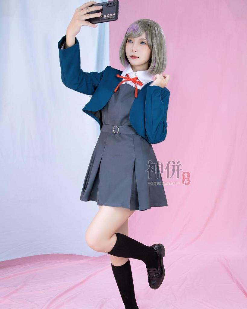 Karaka Косплей с носками Югаока Старшая школьная форма Любовь Косплей Костюм Взрослый костюм Культурный фестиваль Событие Костюм Сценическая одежда Тан Кеке