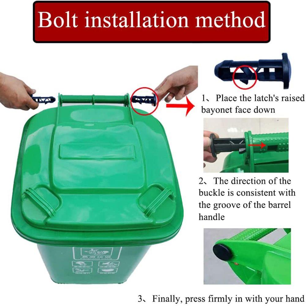 Trash Bins Accessories Fixing Wheelie Bin Lid Hinge Pins Plastic Hinge Pins Plastic Plug Link
