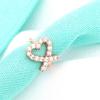 [Onm] Onm 14K Gold Needle Rose Gold Heart Cubic Point Bracelet Ring Piercing (S9593986)