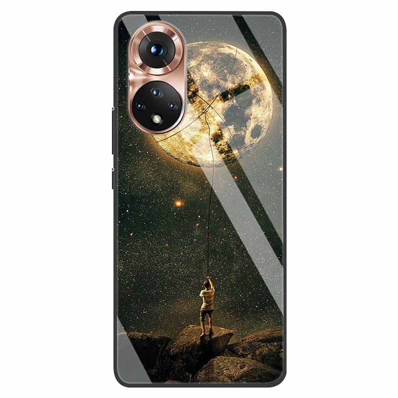 Роскошный чехол для Huawei Honor 50 Чехол Закаленное Стекло Чехол для Телефона Huawei Honor 50 Honor50 6.57" Coque Сумка Модный Бампер
