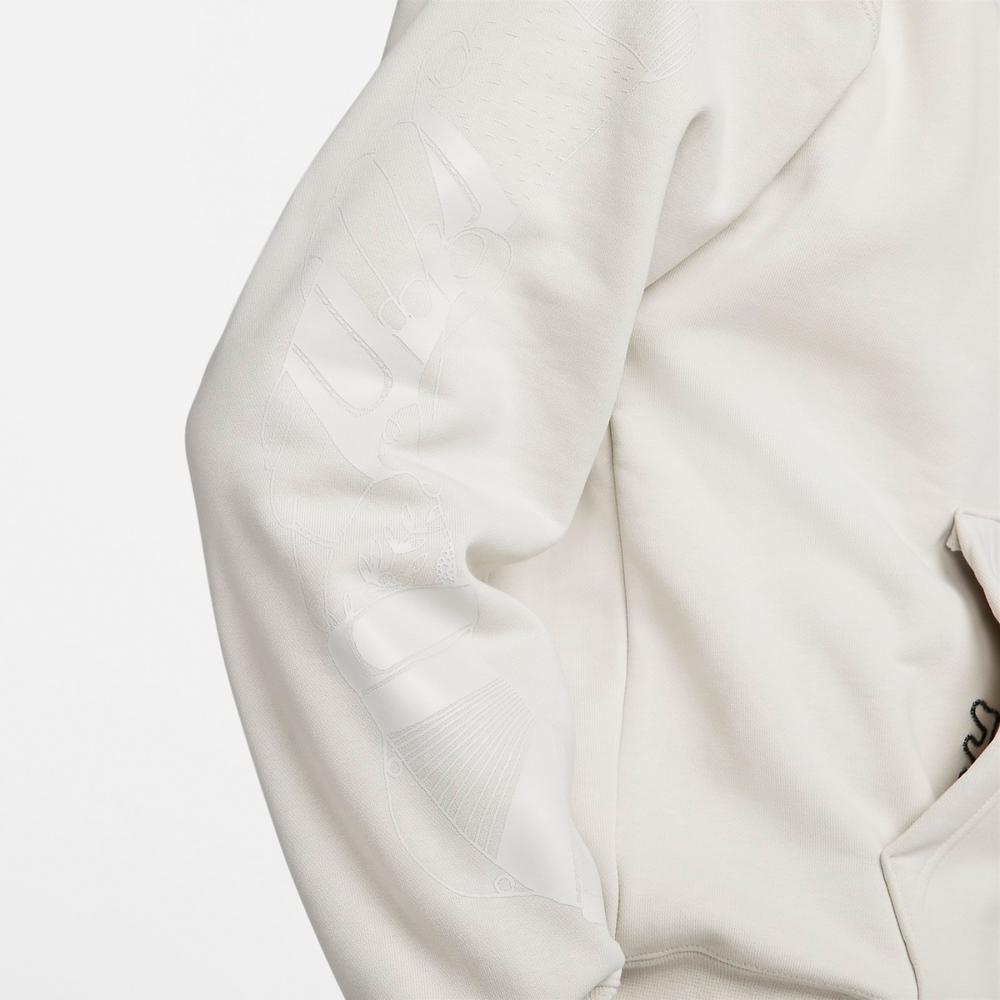 Nike Повседневный спортивный пуловер с принтом алфавита, толстовка с капюшоном, топы унисекс, Light-Bone DQ7305-072