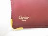 Authentic Cartier Must de Cartier Bordeaux Leather Bifold Bill Wallet Purse #b079  Open box