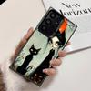 Черная Кошка Колдунья Эстетика Ударопрочный Чехол для Телефона для Samsung Galaxy S26 Edge S25 Ultra S24 FE S23 Plus S21 Чехол Противоударный Funda