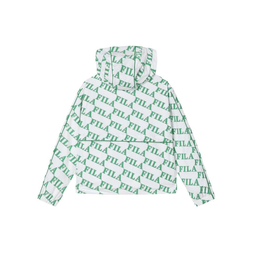Fila Повседневная тканая куртка с капюшоном и принтом букв Женские куртки F11W419703F-ZB