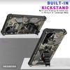 Чехол Armor Kickstand TPU для Samsung Galaxy S24 Ultra S24 S21 FE S23 A14 A52 для iPhone 15 Pro Max 15 Pro 14 Pro13 13 Pro 11 камуфляжные магнитные чехлы