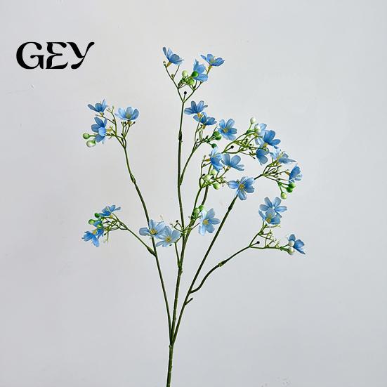Living Room Flower Decor Artificial Flowers, with Flexible Stems Branch, Realistic Petals Long-Lasting Wedding Decorations Floral Arrangement,