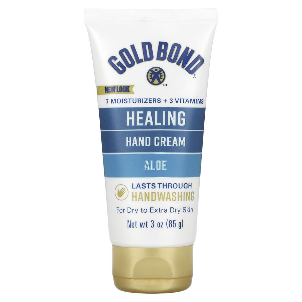 Gold Bond Healing Hand Cream, For Dry Skin, Aloe, 3 Oz (85 G)