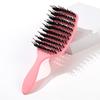 Anti-Static Curved Comb for Women's Curly Hair - Wide Teeth & Massage Bristles