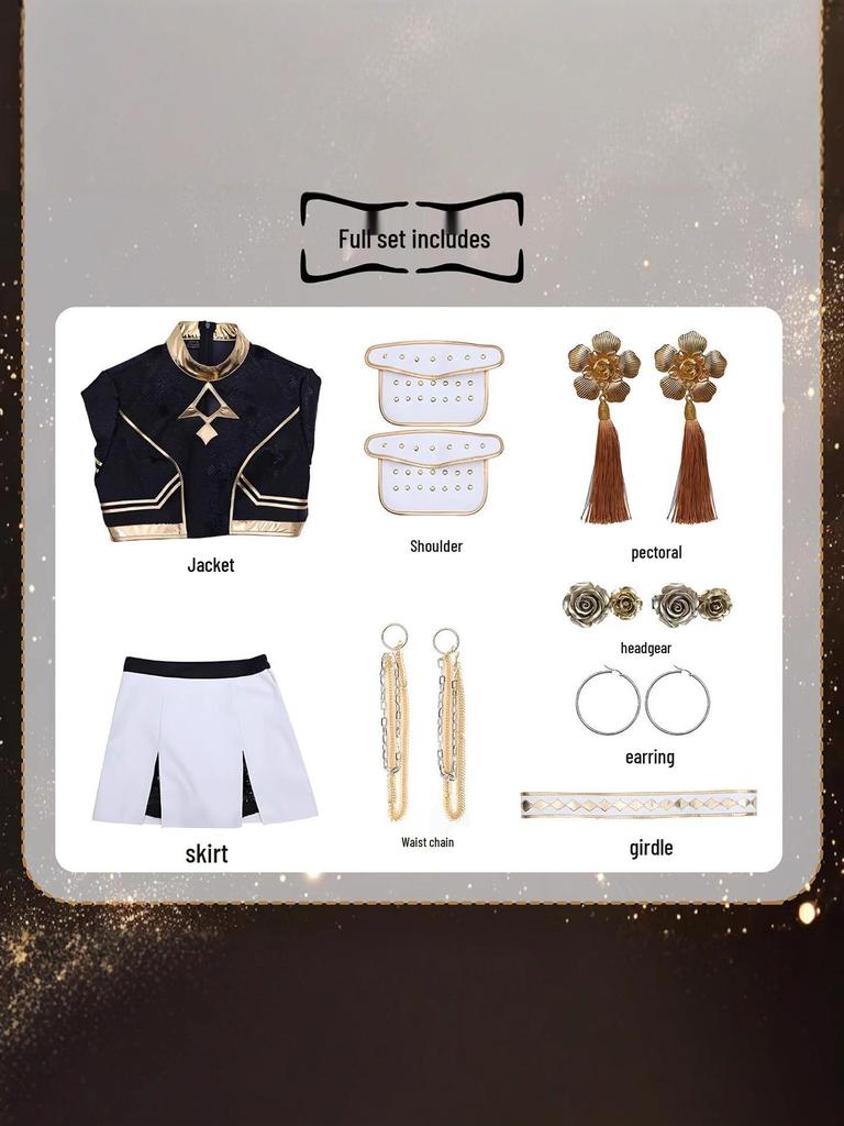 Lumi Black K-pop женская группа охотник на демонов костюм для косплея на Хэллоуин