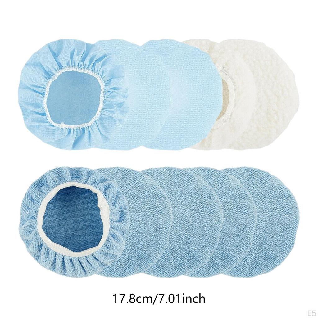 20 Pieces Car Orbital Buffer Polisher Pad Detailing Sponge Microfiber Wax Applicators Pads
